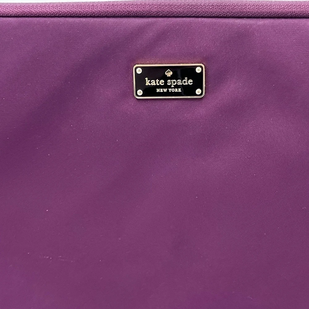 Kate Spade authenticated‎ Purple Protective  Laptop Zip Closure Sleeve 13”
